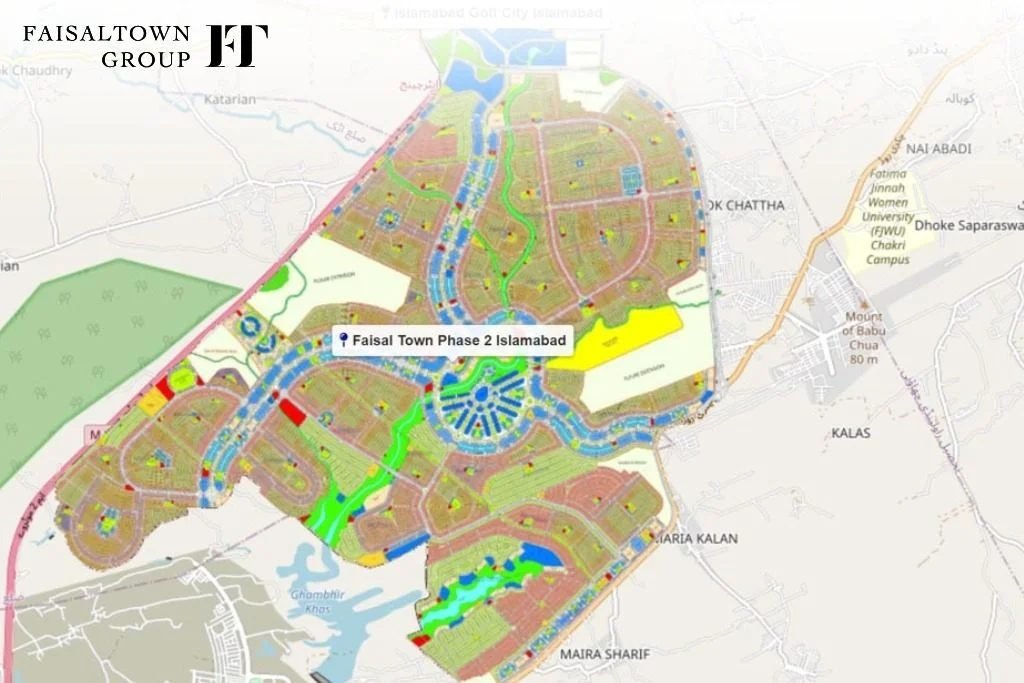 Faisal Town master plan